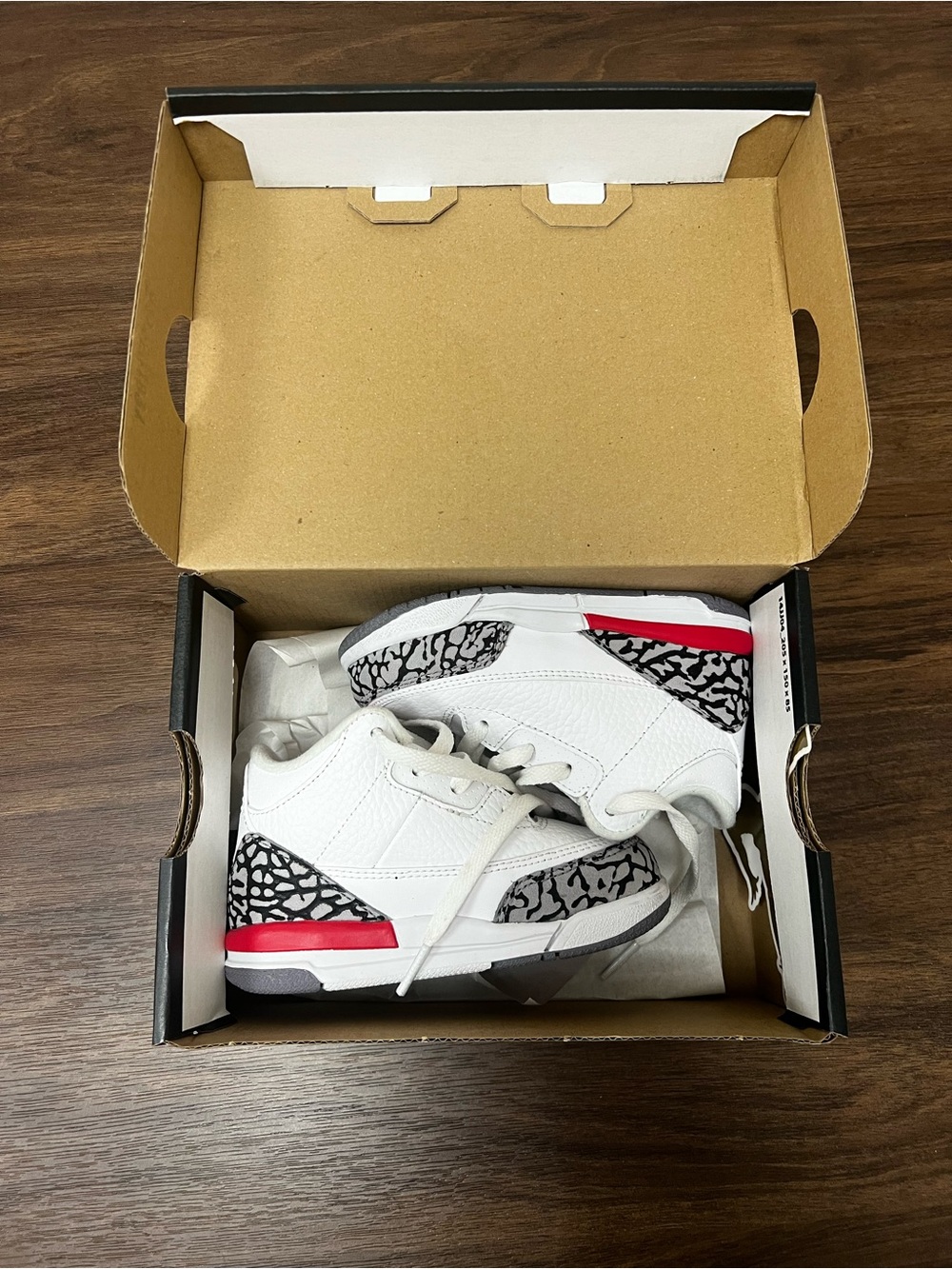 Jordan 3 Fire Red - Toddler 7C